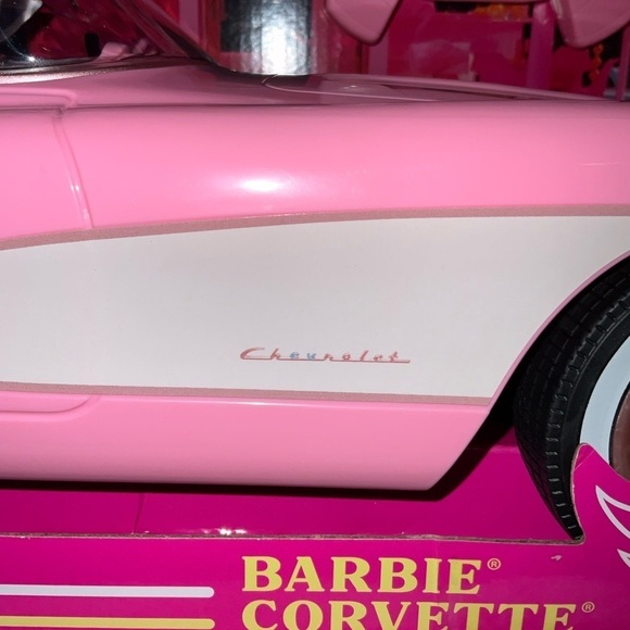 Hot Wheels RC Barbie Corvette Remote Control Car from Barbie: The Movie - Picture 14 of 16